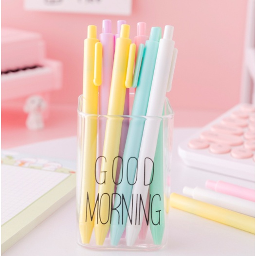 Bút gel mực đen vỏ pastel siêu xinh