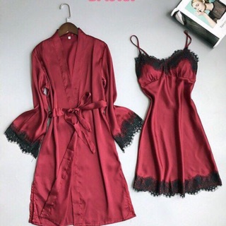 Set đầm ngủ và áo choàng