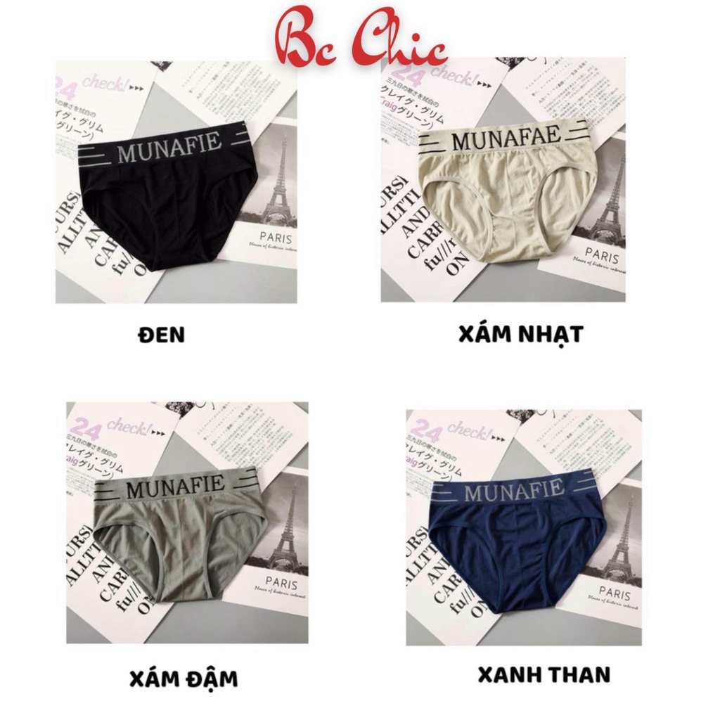 Quần Lót Nam , Quần Sịp Nam xuất nhật cotton viền chữ thoáng mát dễ chịu mã 899 BC_CHIC LINGERIE