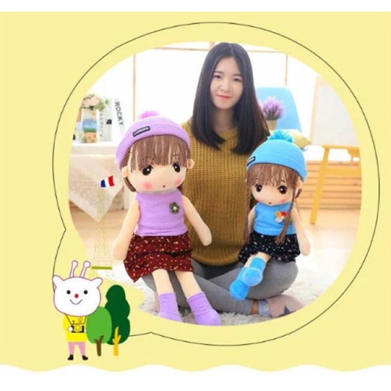 [ Hoả Tốc] Búp Bê Gấu Bông Váy Len Xinh Xắn Đáng Yêu