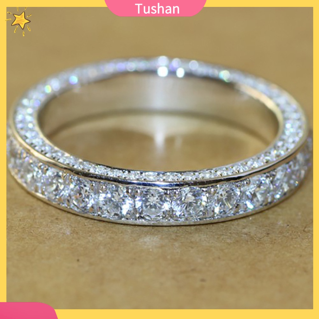 Nhẫn đính đá giả thời trang sang trọng cho nữ