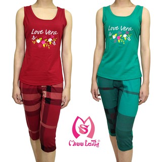 ML070 - Bộ mặc nhà nữ Love Vera MISS LATHY tay ngắn quần lửng
