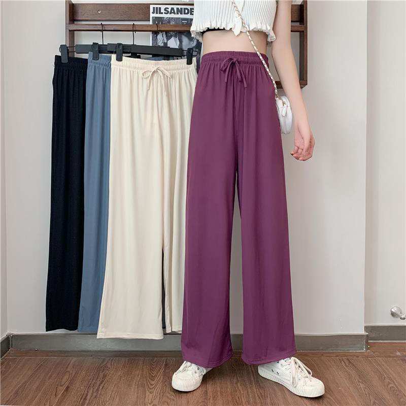 Quần Dài Nữ Lưng Cao Ống Rộng Thời Trang Xuân Thu 2020 | BigBuy360 - bigbuy360.vn