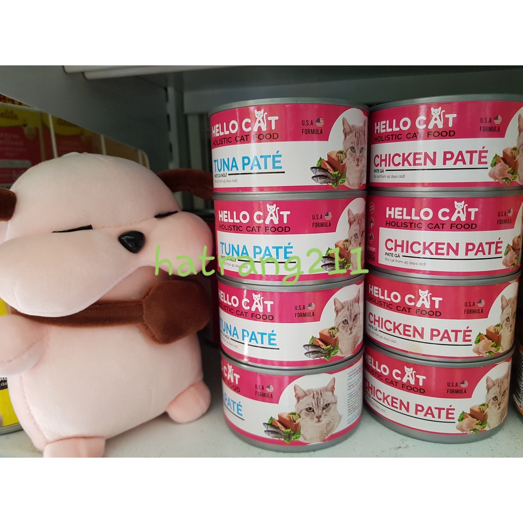 Combo 4 lon pate hello cat cho mèo