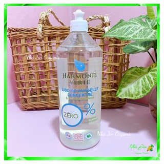 Nước rửa bát hữu cơ bạc hà harmonie verte 1l