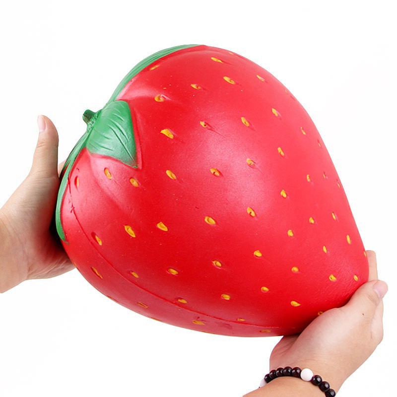 SQUISHY QUẢ DÂU CHÍNH HÃNG ĐẠI KHỔNG LỒ