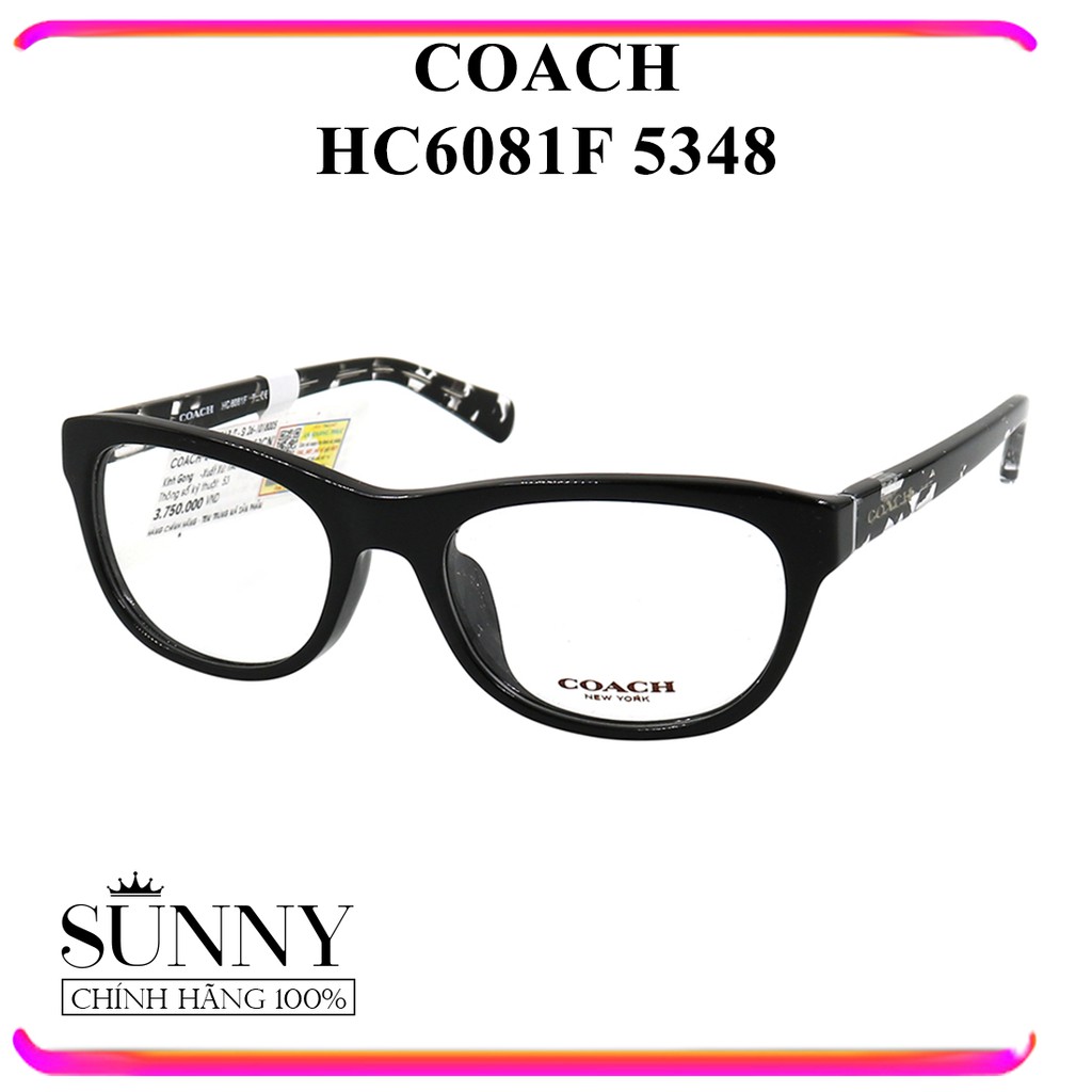 Kính mát chính hãng Coach HC6081F 5348 - chính hãng Italy, bảo hành toàn quốc