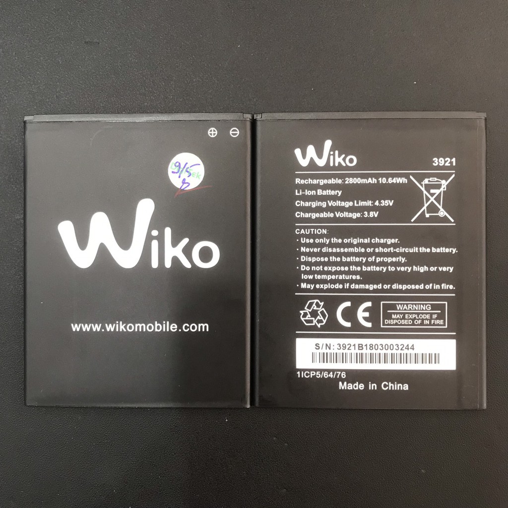 Pin Wiko Robby 2 2017 | Robby2  2017 | 3921 V3921 2800mAh chính hãng