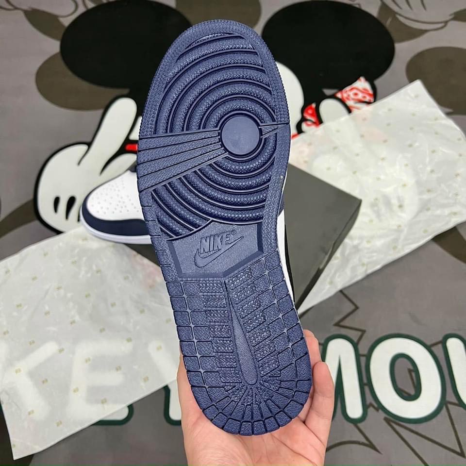 Giày thể thao nam nữ jordan 1 low xanh navy , Giày jd xanh than cổ thấp , Giày jd màu mới hottrend 2022-yugi19988