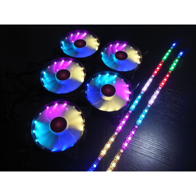 Quạt Tản Nhiệt, Fan Led RGB Coolmoon V1 - Đồng Bộ Hub Coolmoon