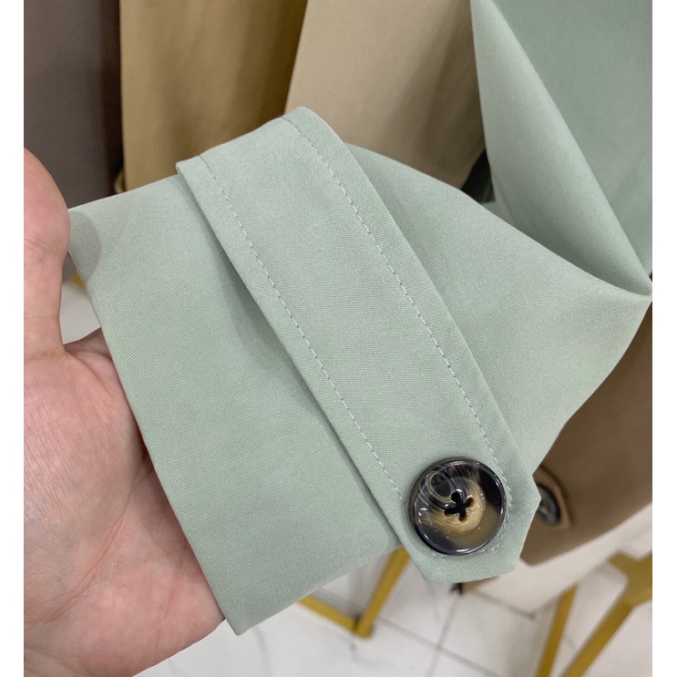 trenhc coat dáng ngắn