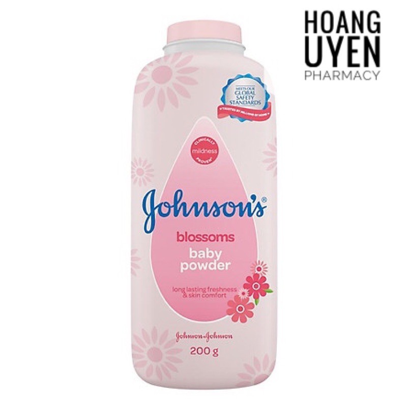 Phấn thơm Johnson's Baby hương hoa blossoms - 200gr &amp; 500g