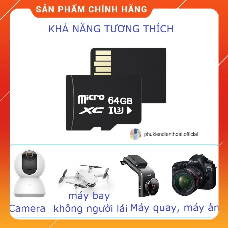 Thẻ nhớ Micro SD giá sỉ, chất lượng cao, chính hãng MicroSD 2gb 4gb 8gb 16gb 32gb 64gb