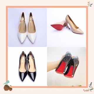 ⚡️Hàng đẹp⚡️ Giày cao gót lbt đế đỏ 9p siêu êm⚡️cao gót bít mũi 9cm