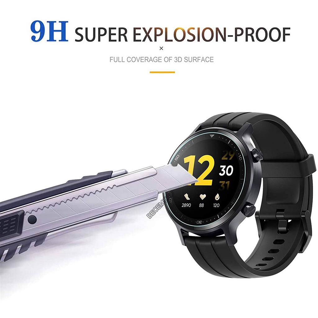 Set 2 Kính Cường Lực Cao Cấp Cho Đồng Hồ Realme Watch S