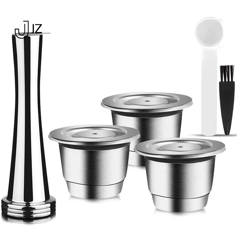 Kapseln Wiederverwendbar, 3 Stück Wiederbefüllbare Pads für Nespresso