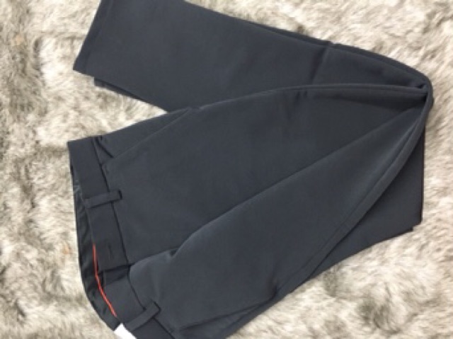 Quần Tây Âu Màu Xám Đen Ống Côn Vải Giản | BigBuy360 - bigbuy360.vn