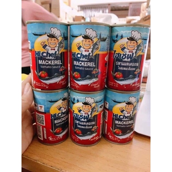 🐠 LỐC 10 HỘP CÁ MỒI THÁI LAN HICHEF 🥫🥫