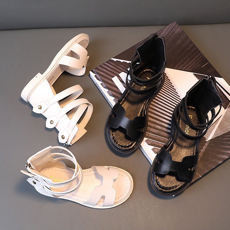 Sandal cổ cao 3 nút