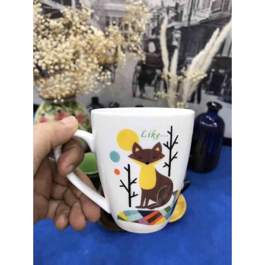 TÁCH CAFF, LY CAFE, LY CAPUCHINO, LY CÓ ẢNH DECAN, CỐC TRÀ SỮA, TÁCH SỨ TRÀ ĐÁ BÁT TRÀNG, CỐC ĐÁNH RĂNG