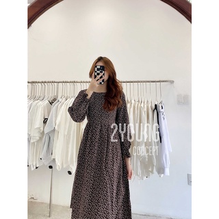 Đầm ker hoa [2YOUNG] D692 (ảnh thật)
