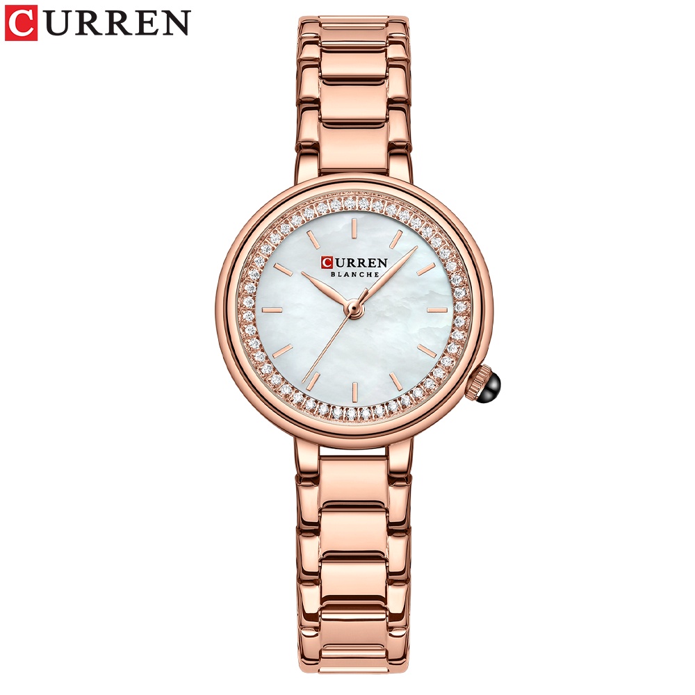 Đồng Hồ Quartz CURREN Chống Thấm Nước Chất Liệu Thép Không Gỉ 9089 X