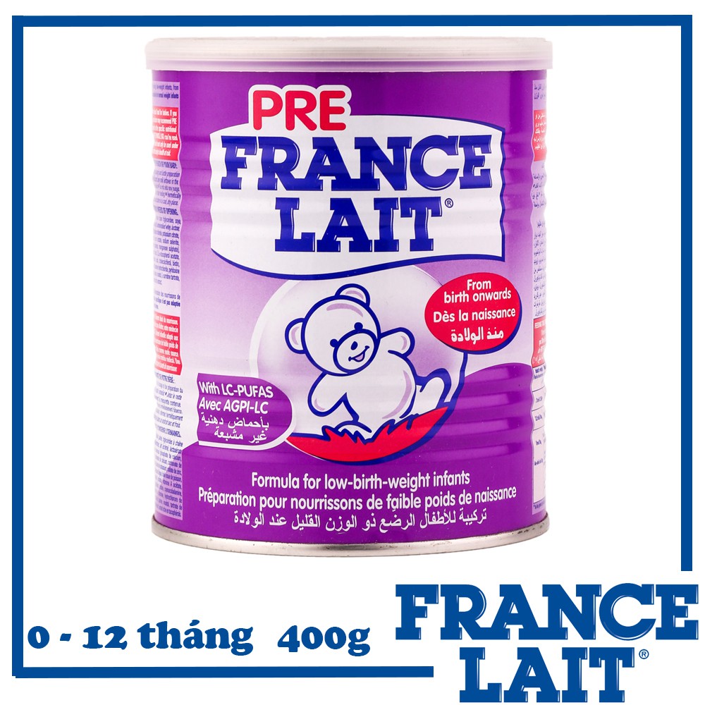 Sữa bột France Lait lon 400g