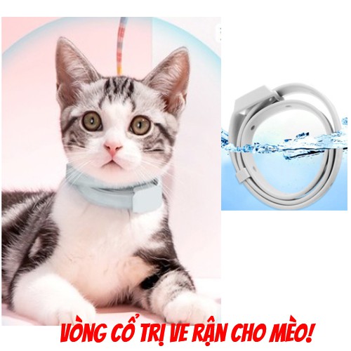 (CHO MÈO)VÒNG CỔ TRỊ VE RẬN CHO MÈO