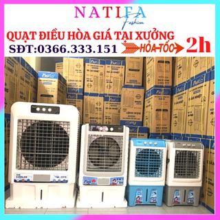 Quạt Điều Hòa Hơi Nước 45- 130 Lít Siêu tiết kiệm -Tặng kèm 2 hộp đá khô[Giá Tại Xưởng]