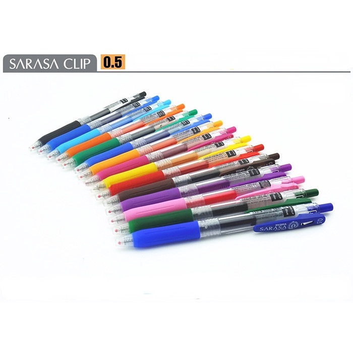 1 Bút Bi Mực Gel Ngòi 0.5mm 20 Màu Sắc Chọn Lựa Phong Cách Nhật Bản SARASA JJ15