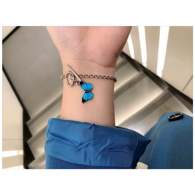 [Mã FAMAYFA giảm 10K đơn 50K] Vòng Đeo Tay Hình Con Bướm Giả Đá Phong Cách Vintage Quý Phái - Lắc Tay Nữ | BigBuy360 - bigbuy360.vn