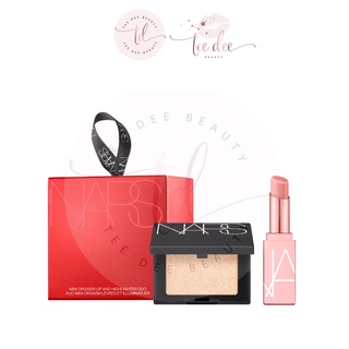 Mini set Nars Cosmetics (1 son dưỡng After Glow Blam + 1 highlight) màu Orgasm