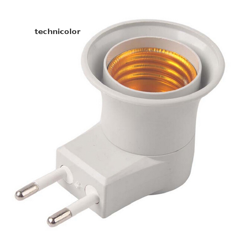 Đuôi Đèn LED E27 Chuyển Đổi Đầu Cắm Sang Phích Cắm EU