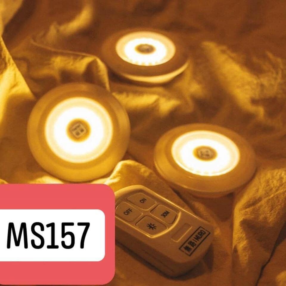 Sét 3 đèn led dán tường  + điều khiển