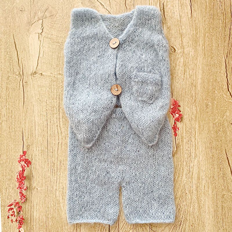 Bộ Trang Phục 2 Mảnh Gồm Áo Và Quần Cho Bé Sơ Sinh Chụp Ảnh