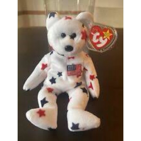 Gấu Rare 'Glory' The Bear  Ronald McDonald Ty Beanie Baby -Mỹ