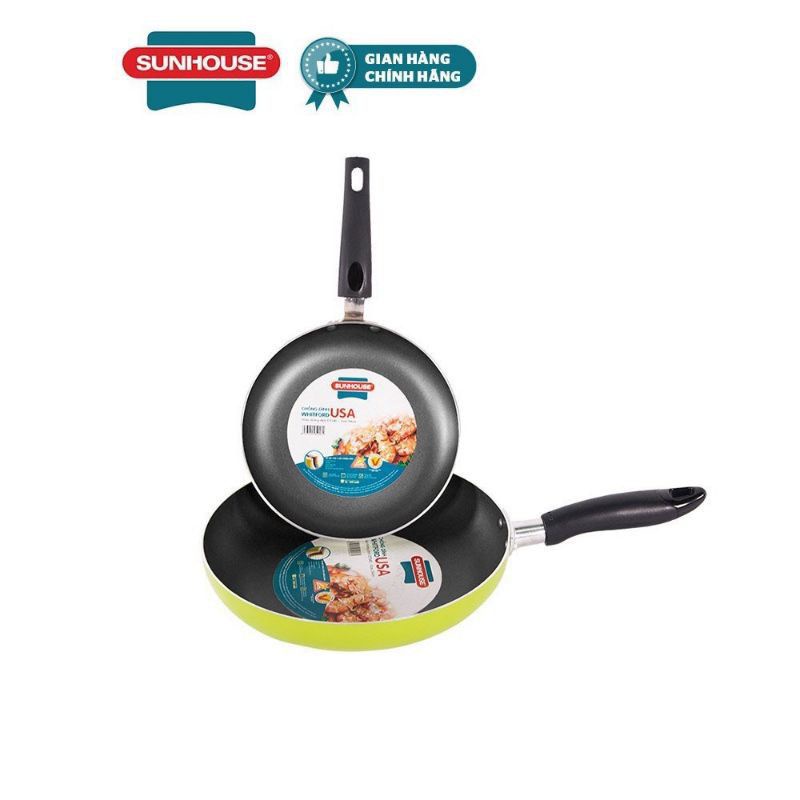 Chảo chống dính sunhouse 16/18/24cm