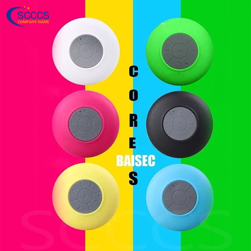Loa Bluetooth Chống Nước Di động Mini Cho Android IOS Giá Treo Tường Phòng Tắm Dễ Thương