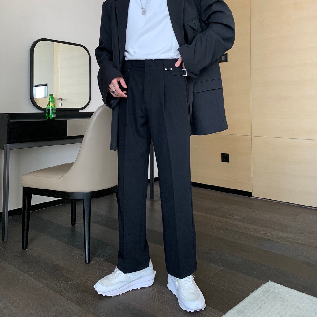 Quần tây dài ống đứng màu sắc thời trang dành cho nam