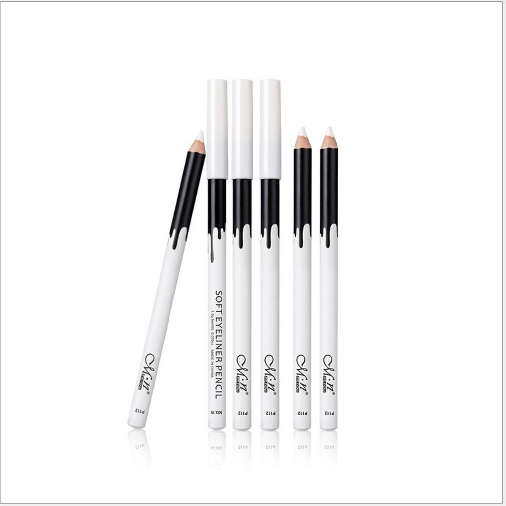 Chì Kẻ Mắt Màu Trắng Soft Eyeliner Pencil D10 - Sammi beauty