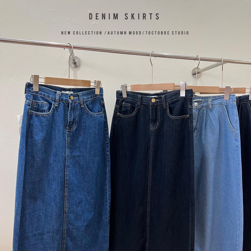 Chân váy jean D317