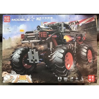 Đồ chơi xếp hình Mould King 18008 Xe đua Monster truck có điều khiển