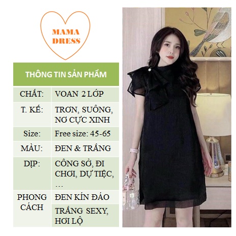 Váy bầu thời trang giá rẻ - đầm bầu dự tiệc thiết kế đẹp MAMADRESS FREESIZE 45-65kg chất VOAN 2 LỚP V22