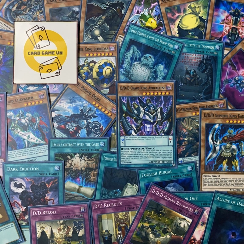 Bài YuGiOh - Hộp Thẻ Bài FullBox - Bộ 45 lá bài Structure Deck Pendulum Domination - D/D/D Deck - Card Game VN