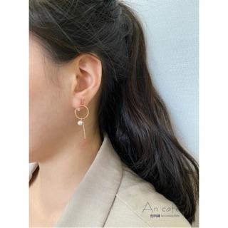 [ancafe.shop] ORAE220 Bông tai Hàn Quốc,hoa tai nữ bạc 925, bông tai đi tiệc, bông tai hàn quốc cá tính, khuyên tai nữ