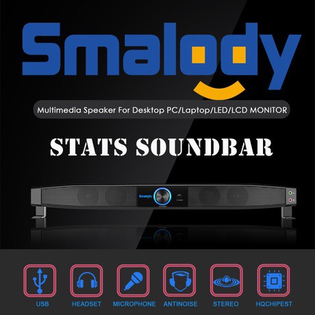 Siêu Khủng - Loa Bluetooth Soundbar Âm Thanh Vòm 6D Smalody-9010 Super Bass Âm Thanh Siêu Hay