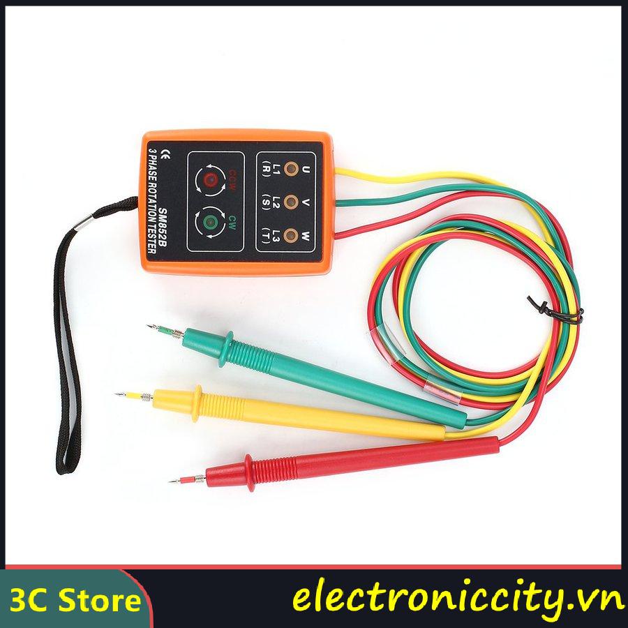 Bộ kiểm tra chỉ báo 3 pha xoay SM852B 60V-600V chất lượng cao