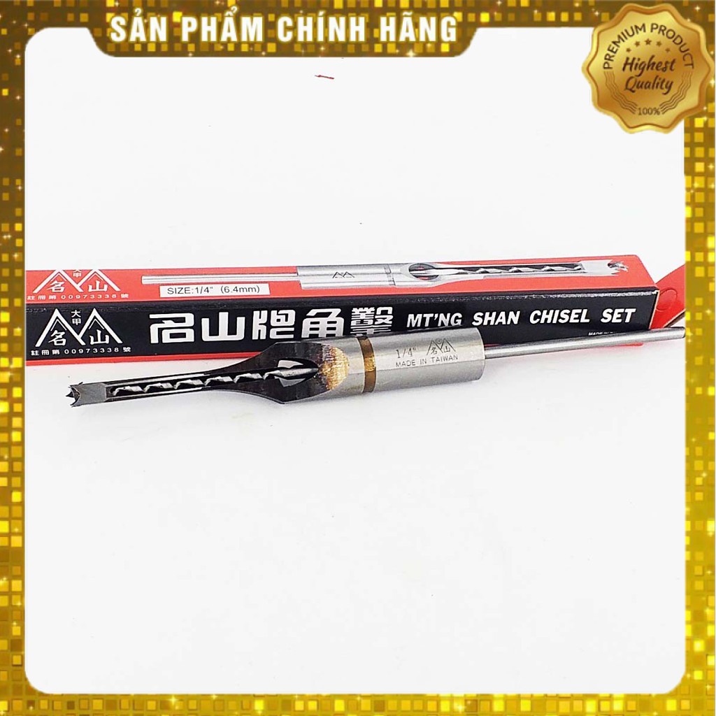 MŨI SOI KHOAN GỖ ĐỤC MỘNG VUÔNG 6 .4ly  LOẠI 1 CAO CẤP