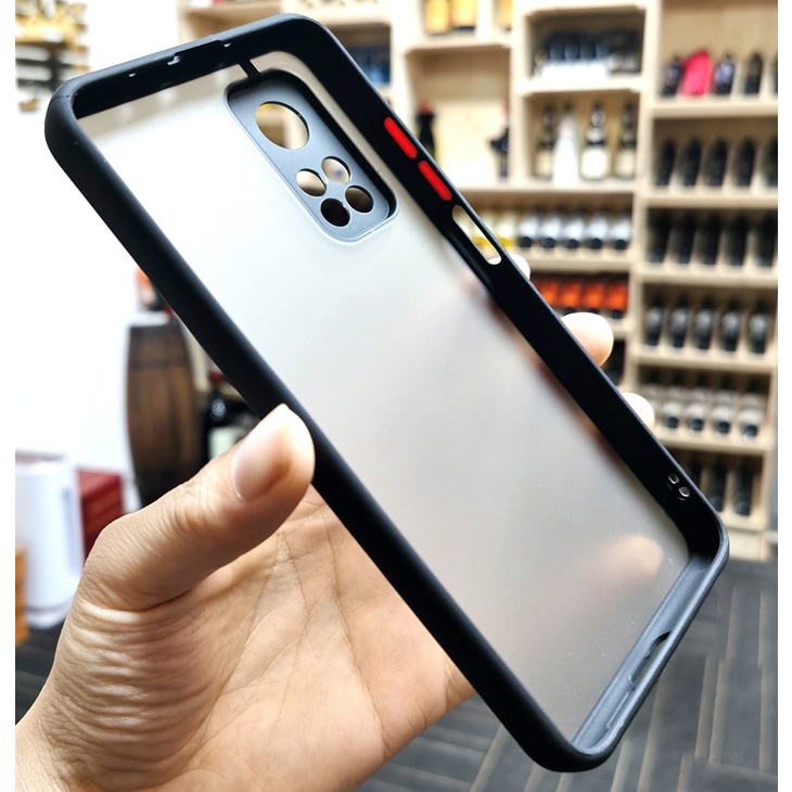 Ốp Điện Thoại Trong Mờ Chống Sốc Bảo Vệ Camera Cho Xiaomi POCO M4 Pro 4G X4 5G X3 NFC