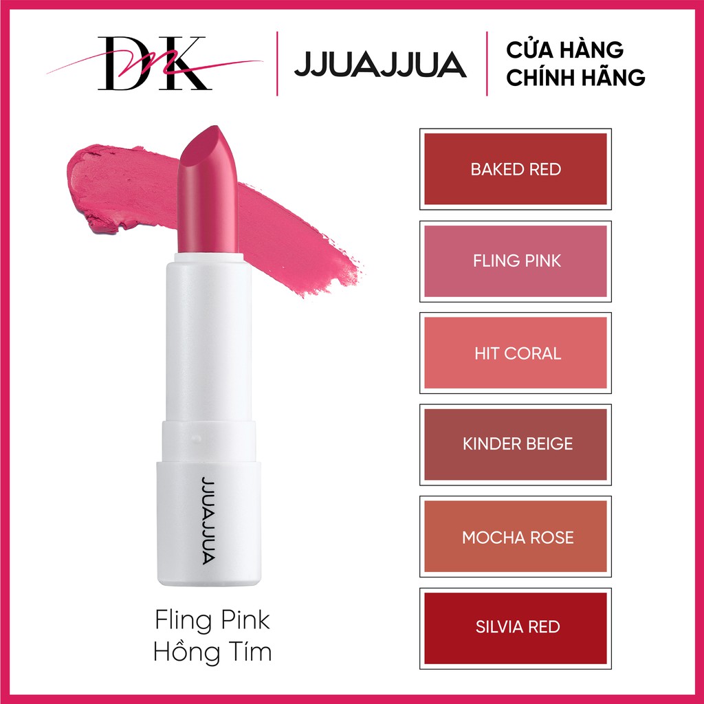 SON THỎI LÌ JJUAJJUA FLING PINK (HỒNG TÍM) | BigBuy360 - bigbuy360.vn